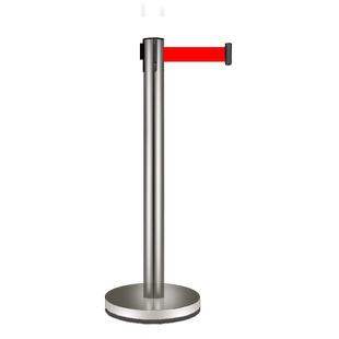 加厚一米线银行防护栏杆阻拦隔离带伸缩栏杆不锈钢警示柱商场围栏