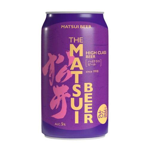 【进口】日本松井精酿啤酒350ML*24罐装整箱听装