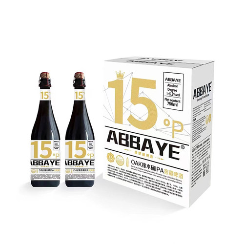 【国产】柴罗德啤酒750ml*6瓶装ABBAYE精酿窖藏/IPA整箱