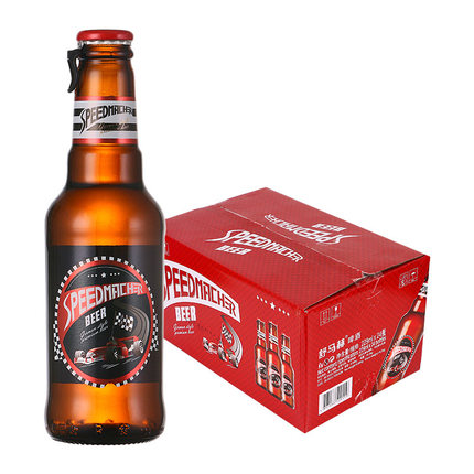 【整箱】舒马赫啤酒229ml*24瓶优级黄啤啤酒清仓整箱拉环开盖
