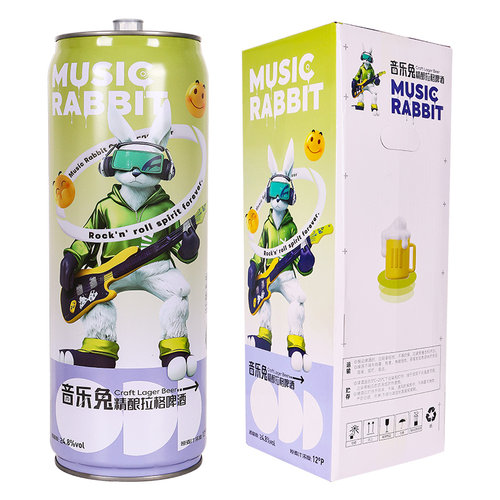 音乐兔精酿拉格啤酒10L桶装