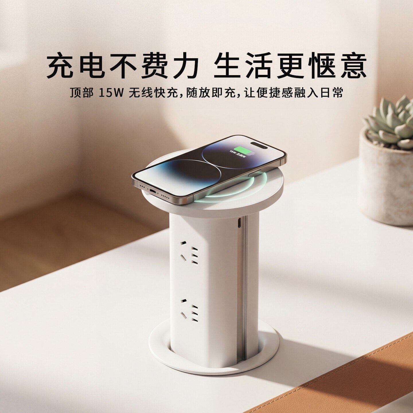 电动升降插座多功能伸缩插排图片