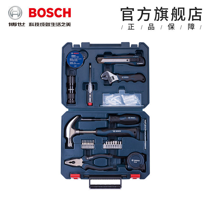 博世(BOSCH)家用五金多功能木工维修组套工具箱66件套装属于什么档次？