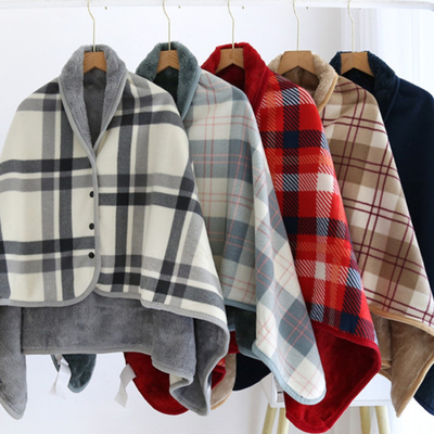 秋冬季披肩毛毯单人午睡小毯子