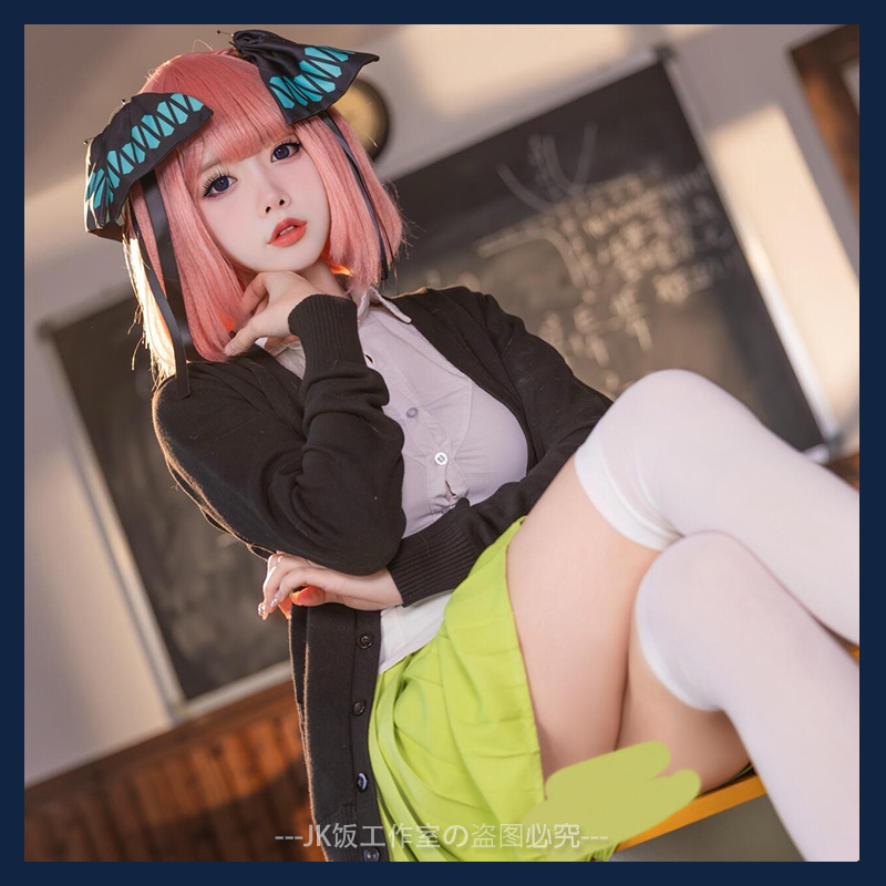 【高配版】正版原创中野二乃jk制服套装纯欲辣妹五等分的新娘cos