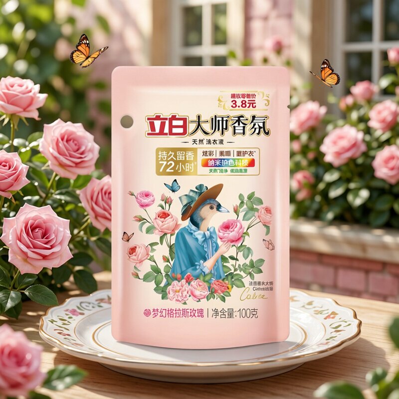 立白大师香氛洗衣液2元试用装