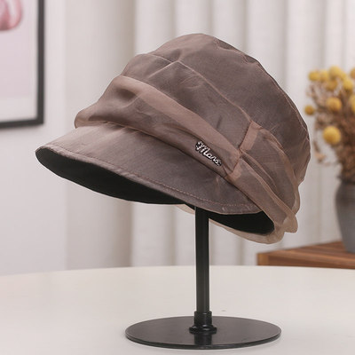 CensayKime专柜真丝鸭舌帽女