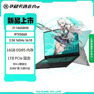 16英寸电竞笔记本 14650HX RTX5060 1TB 华硕天选6 16GB Pro