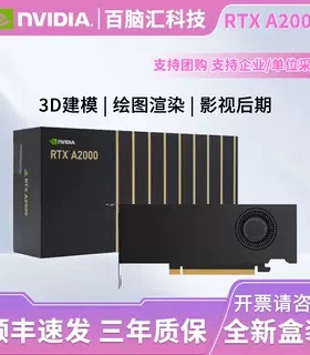 英伟达RTX A2000丽台12G盒装6G建模渲染A400 专业绘图设计师显卡