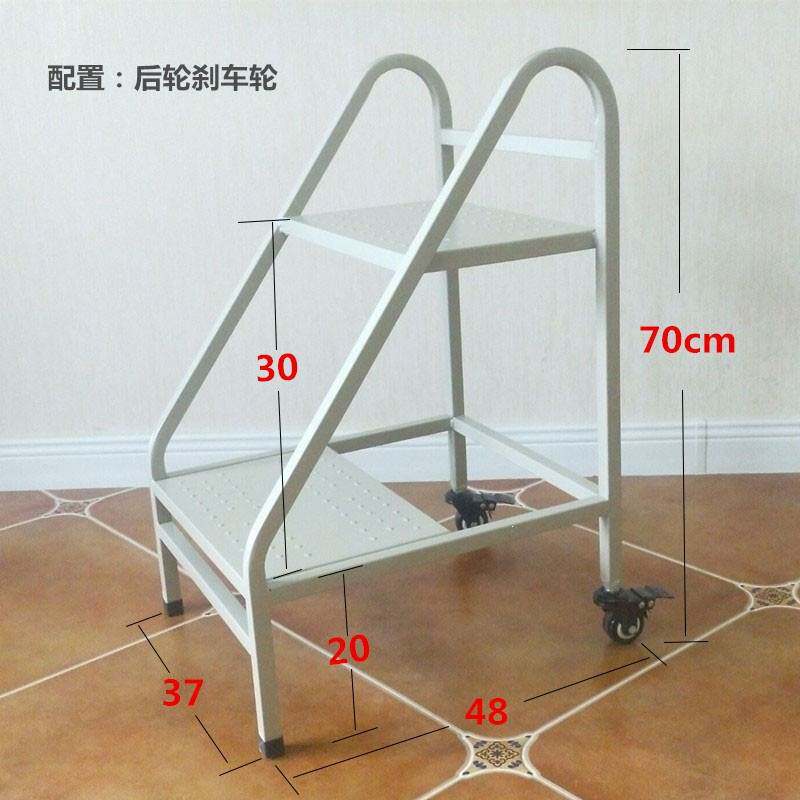 虎一家具图书馆静音二层书车三步书梯移动登高密集架柜档案室文件