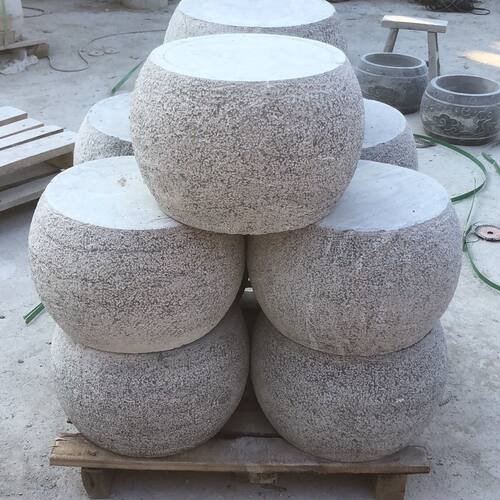 青石柱墩底座石墩子垫基石柱脚石雕柱皮圆墩空心石柱础柱顶石庭院