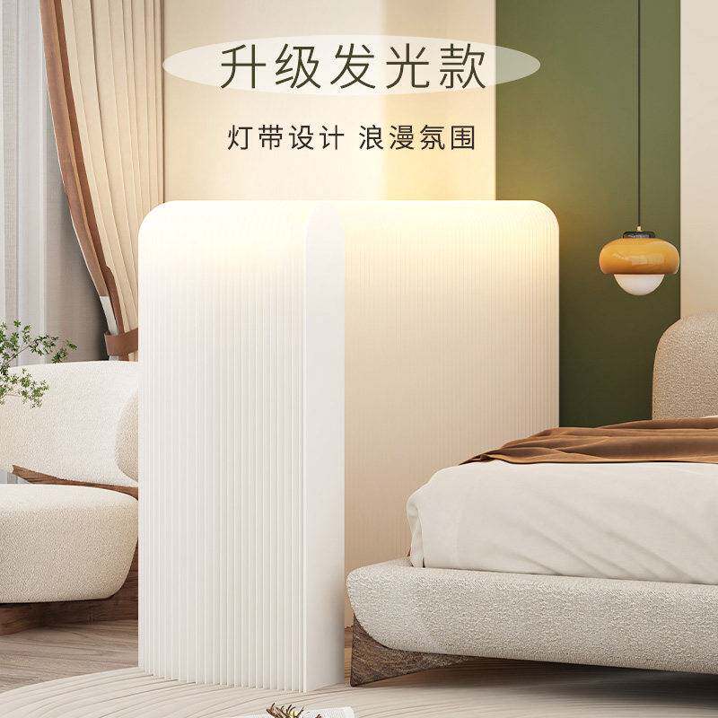 新风琴纸屏风隔断办公室客厅橱窗商用展会美容院自装折叠移动墙