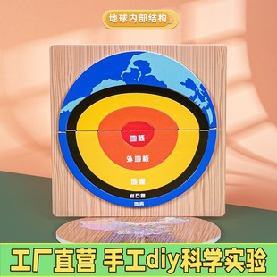 五年级科学地壳单元地球的结构模型材料包地球内部结构模型地ES32
