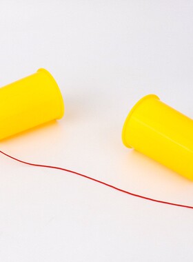传声筒手工diy土电话音物理实验材料包科技小制作学生幼儿童ED07