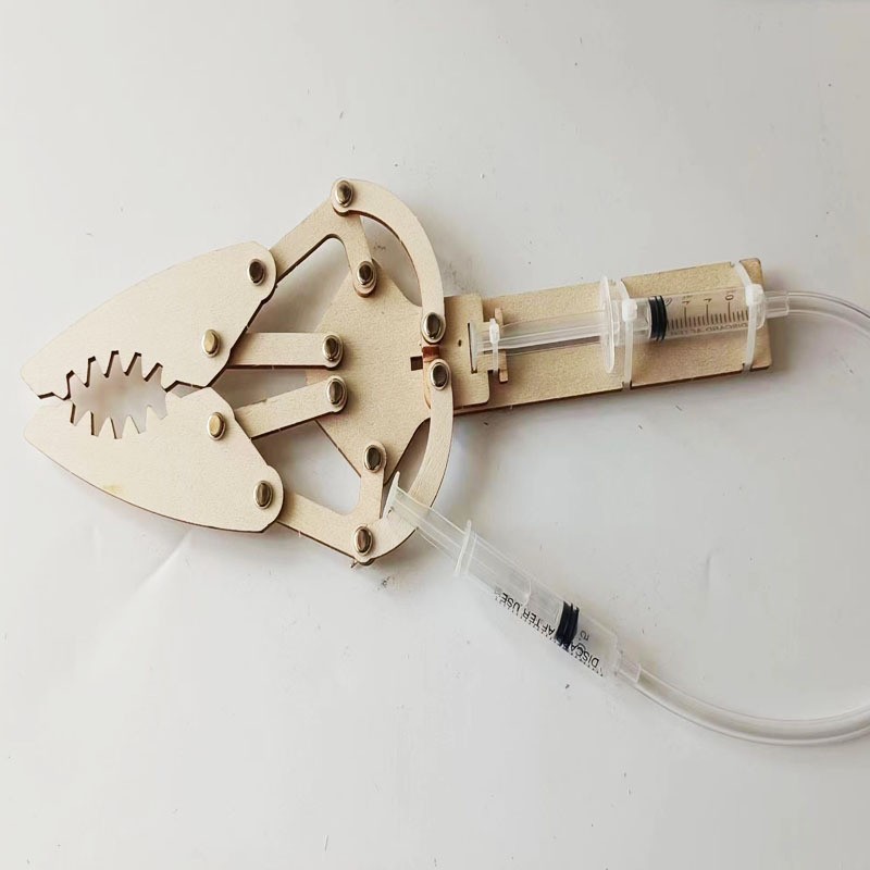 液压机械手科技制作手工DIY拼装模型科学小实验科教儿童益智ES96