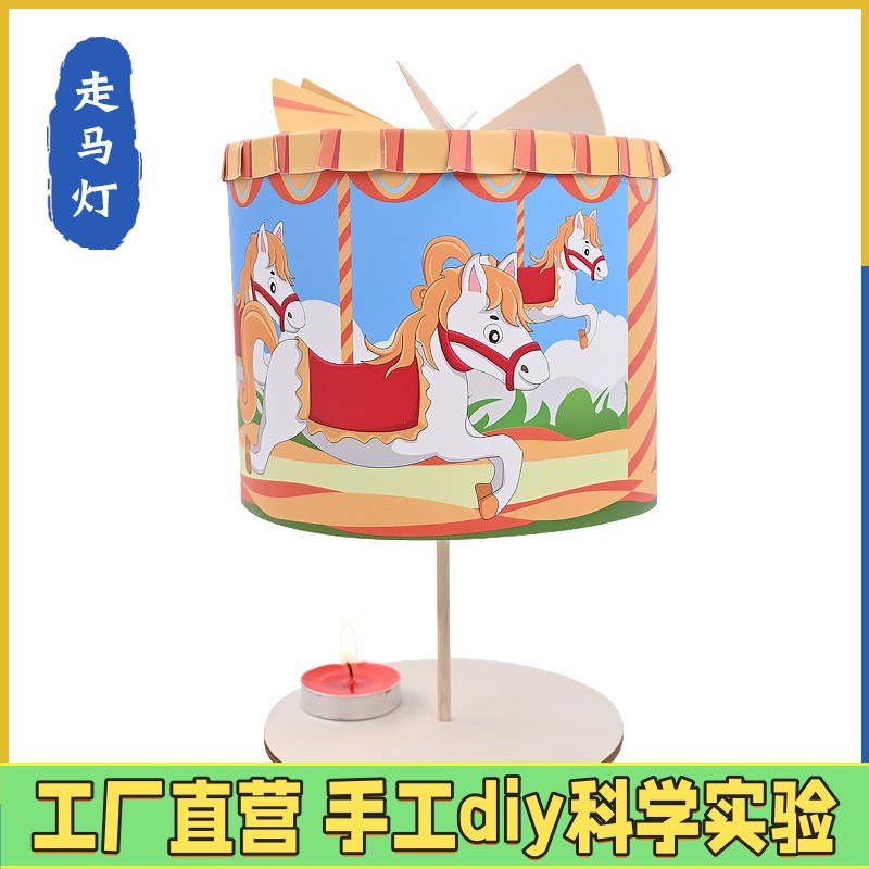 走马灯 幼儿园小学生科技小制作DIY创意实验STEM创客材料包推ES68