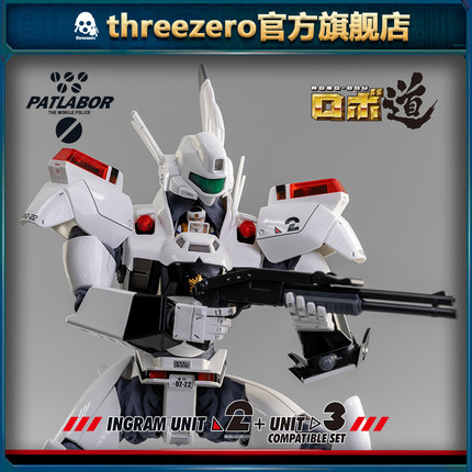 threezero 机动警察 英格拉姆2+3号机兼容套装