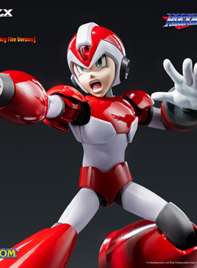 【预定定金】threezero MDLX系列 洛克人X 上升火焰版 可动人偶