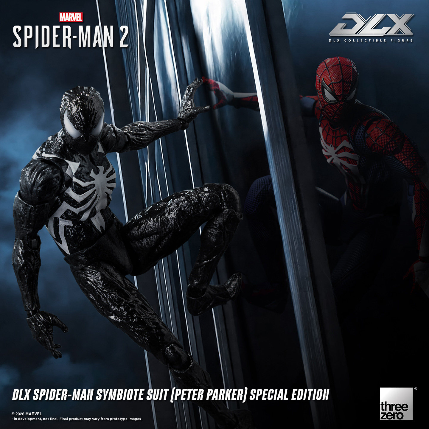 【预定定金】threezero DLX 蜘蛛侠共生体战衣 彼得·帕克 特别版图片