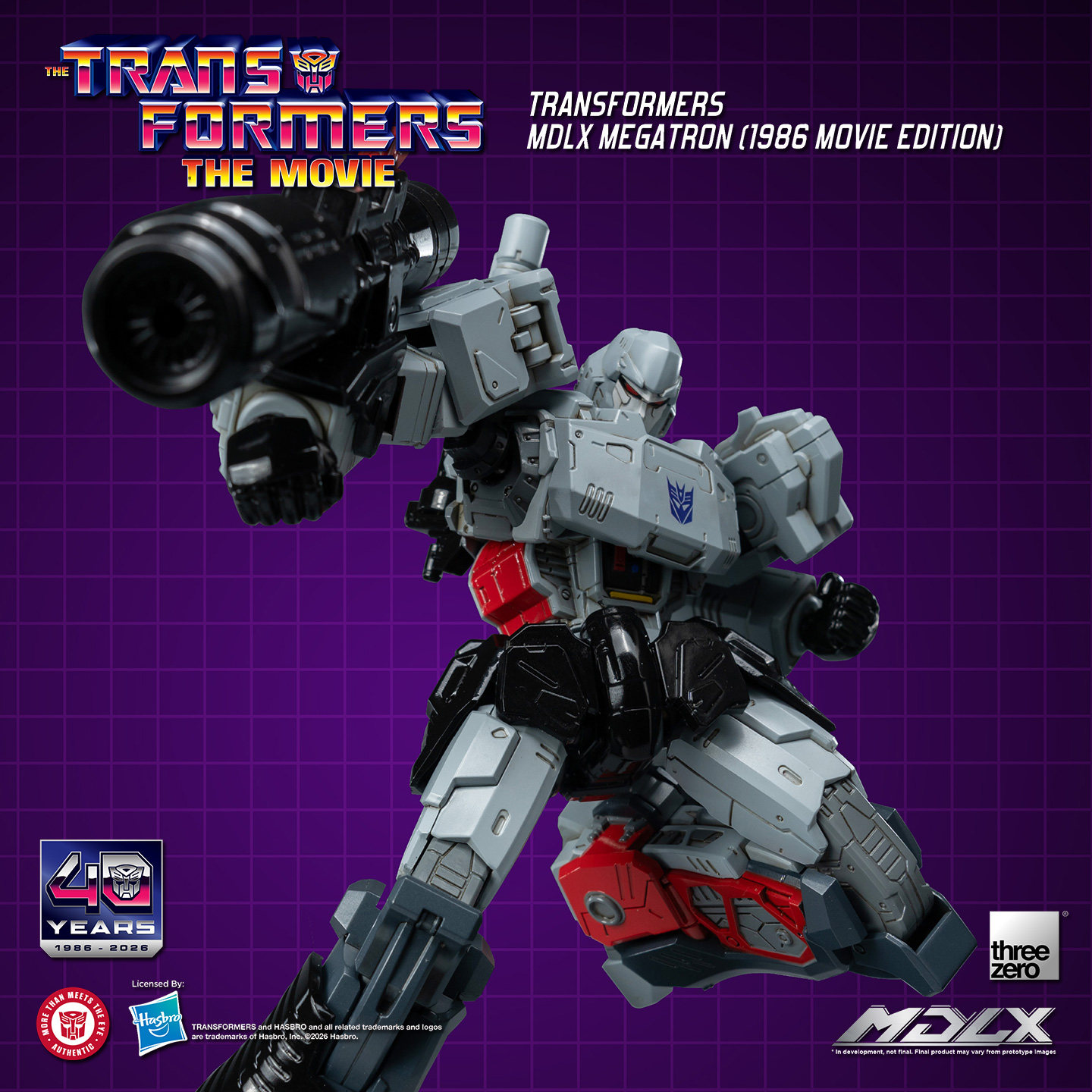 【预定定金】threezero MDLX系列 变形金刚 威震天 1986电影版图片