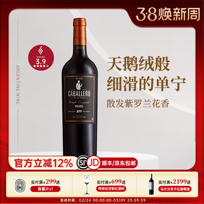 进口费利绅士2019年份干红葡萄酒