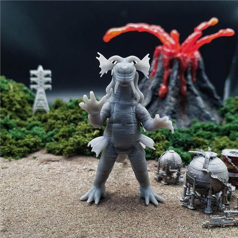 潮玩DIY手工 雷欧奥特曼明鉴怪兽 帕拉戴王 1/43模手办场景