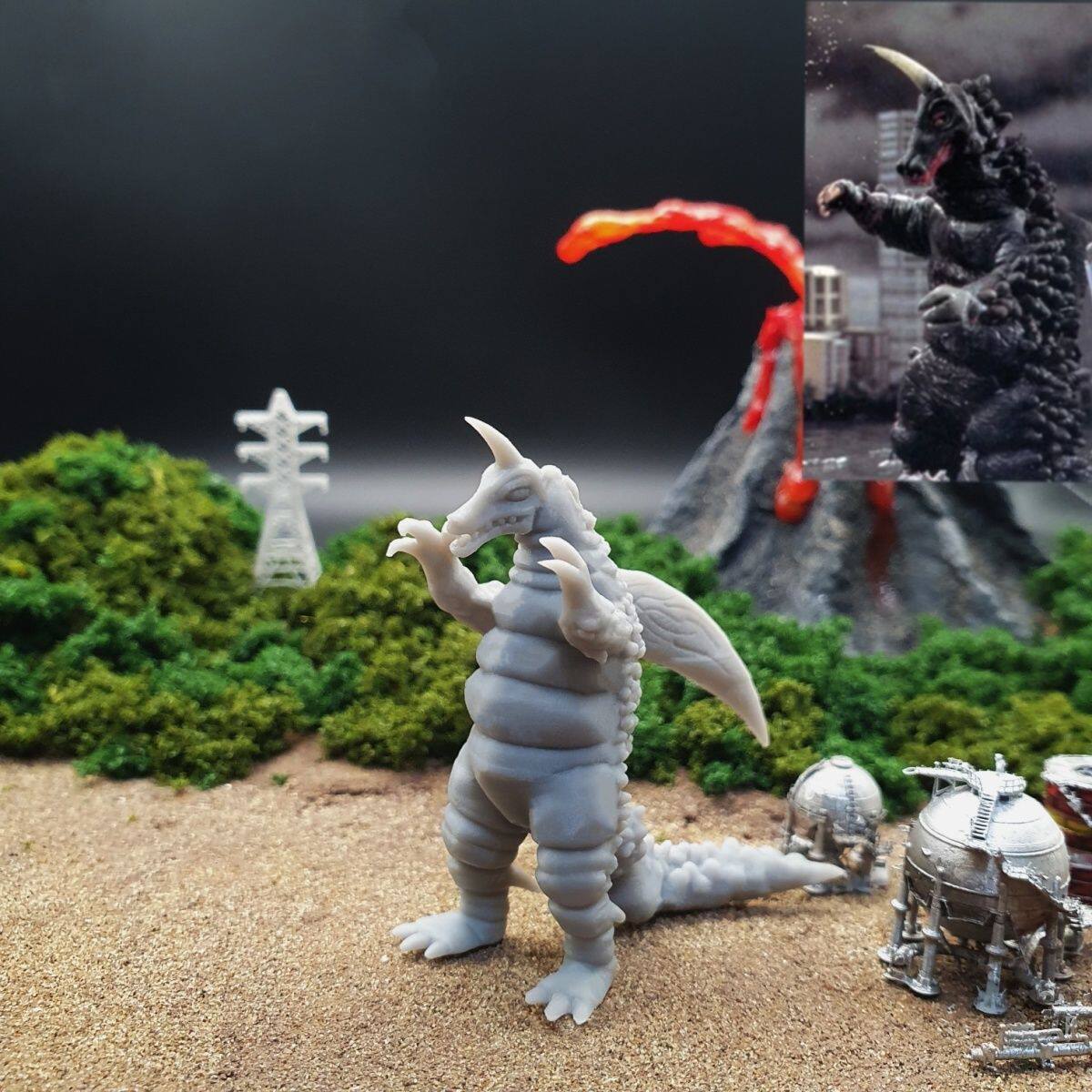 潮玩DIY手工 雷欧奥特曼明鉴布莱克斯1/64人偶模型手办场景白模