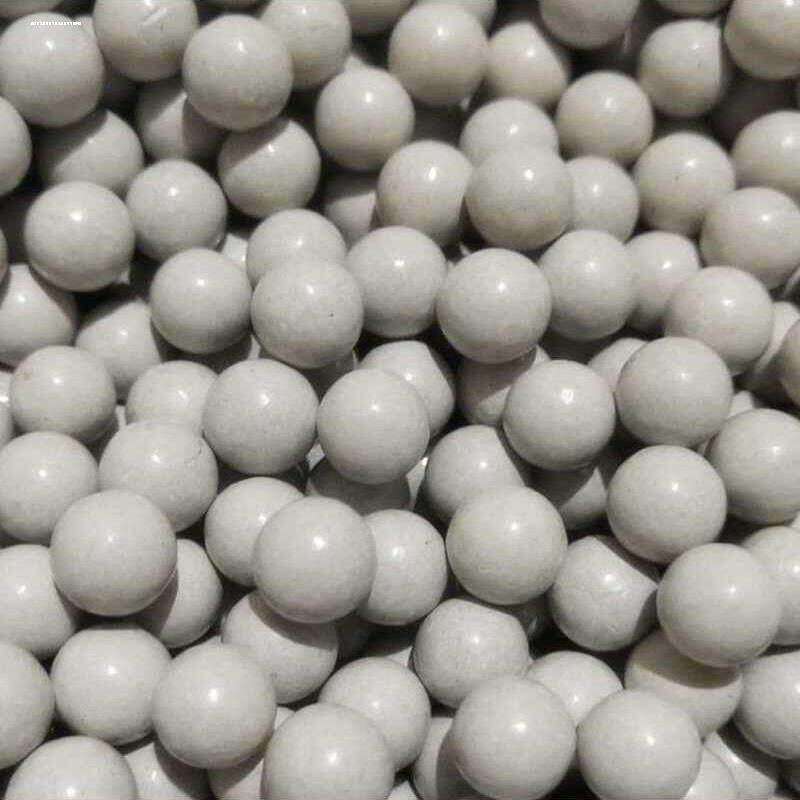 新款磁力白色加重磁力泥丸泥球弹珠8mm91012毫米弹弓练靶弓安全型