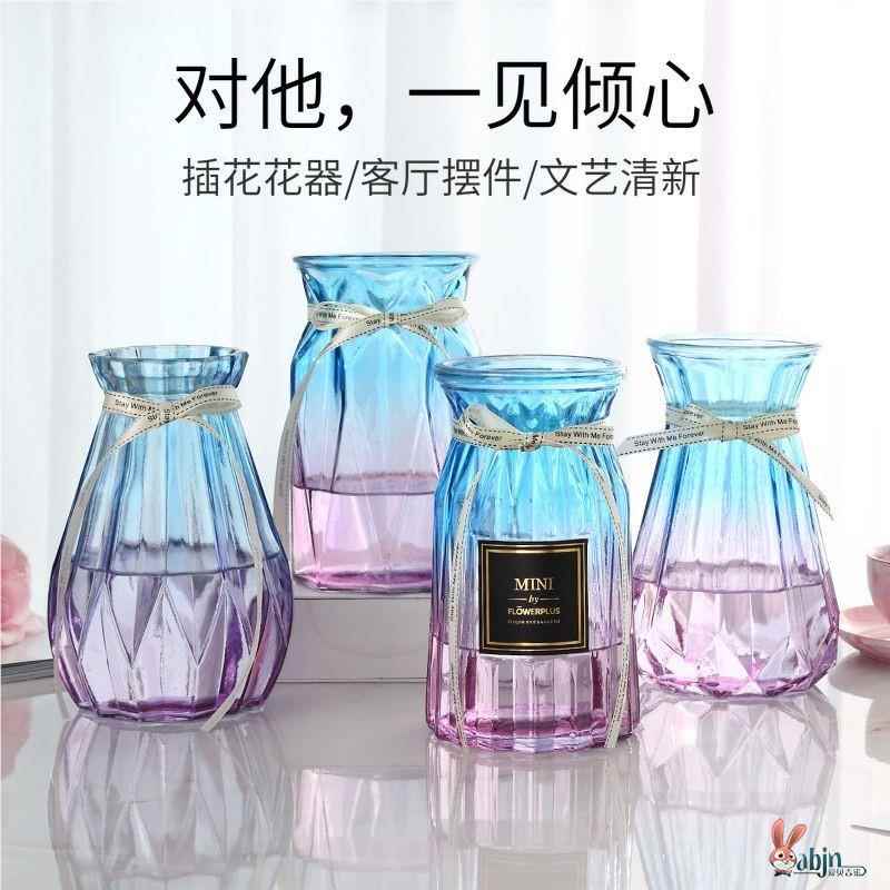 观音竹花瓶专用创意简约水培植物玻璃花瓶绿萝富贵竹创意室内桌面