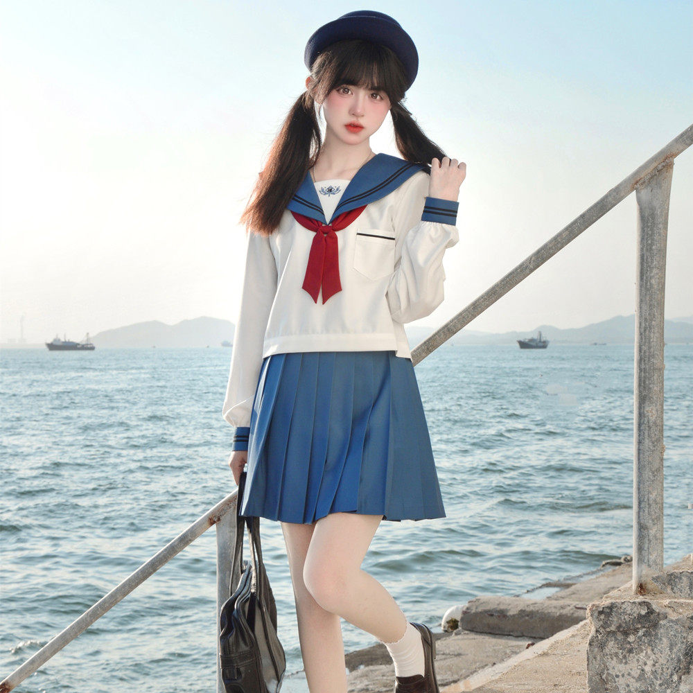 【小泽高】城南诗中意原创日系水手装jk制服套装学院风校供水手服