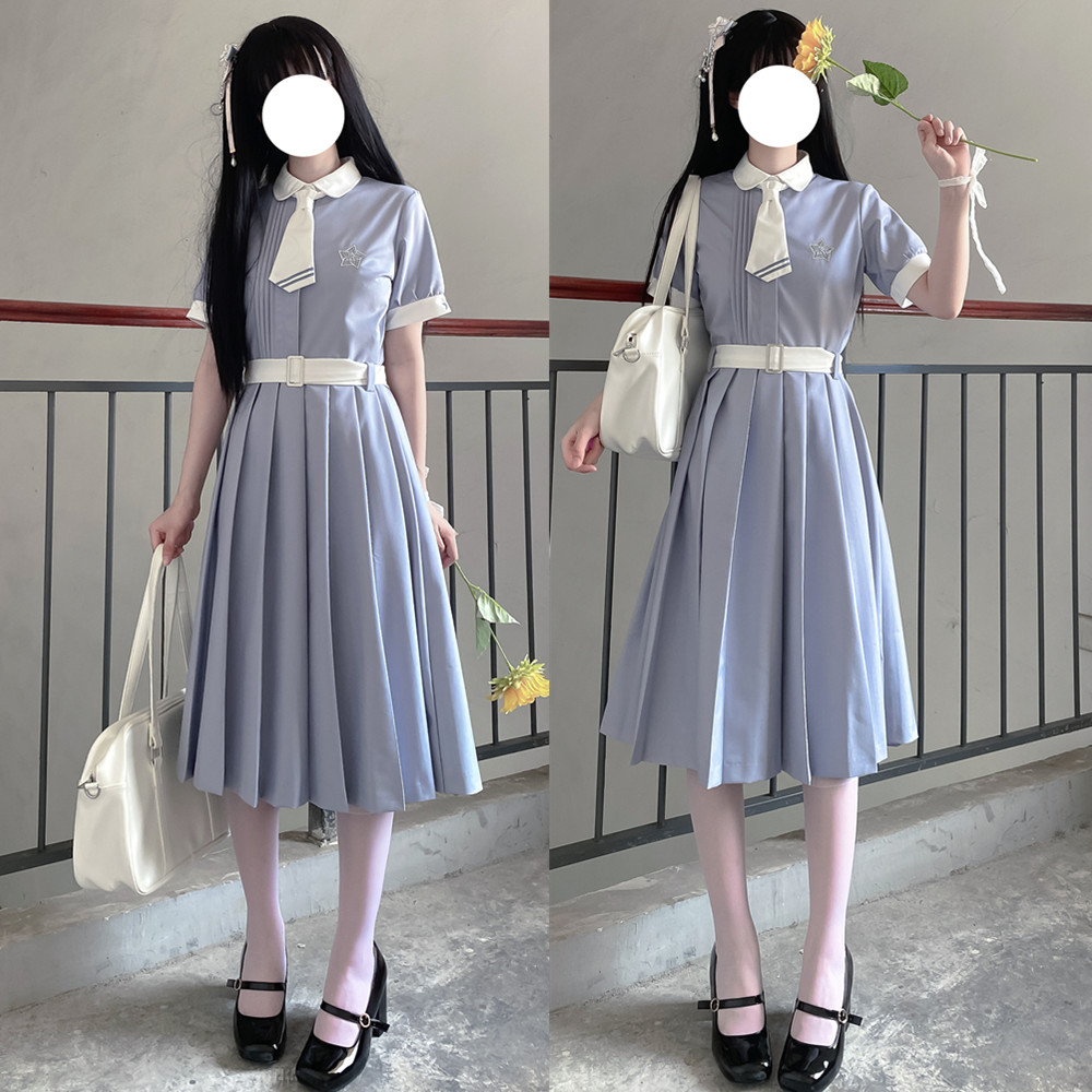 夏季少女学生甜美夏服JK制服