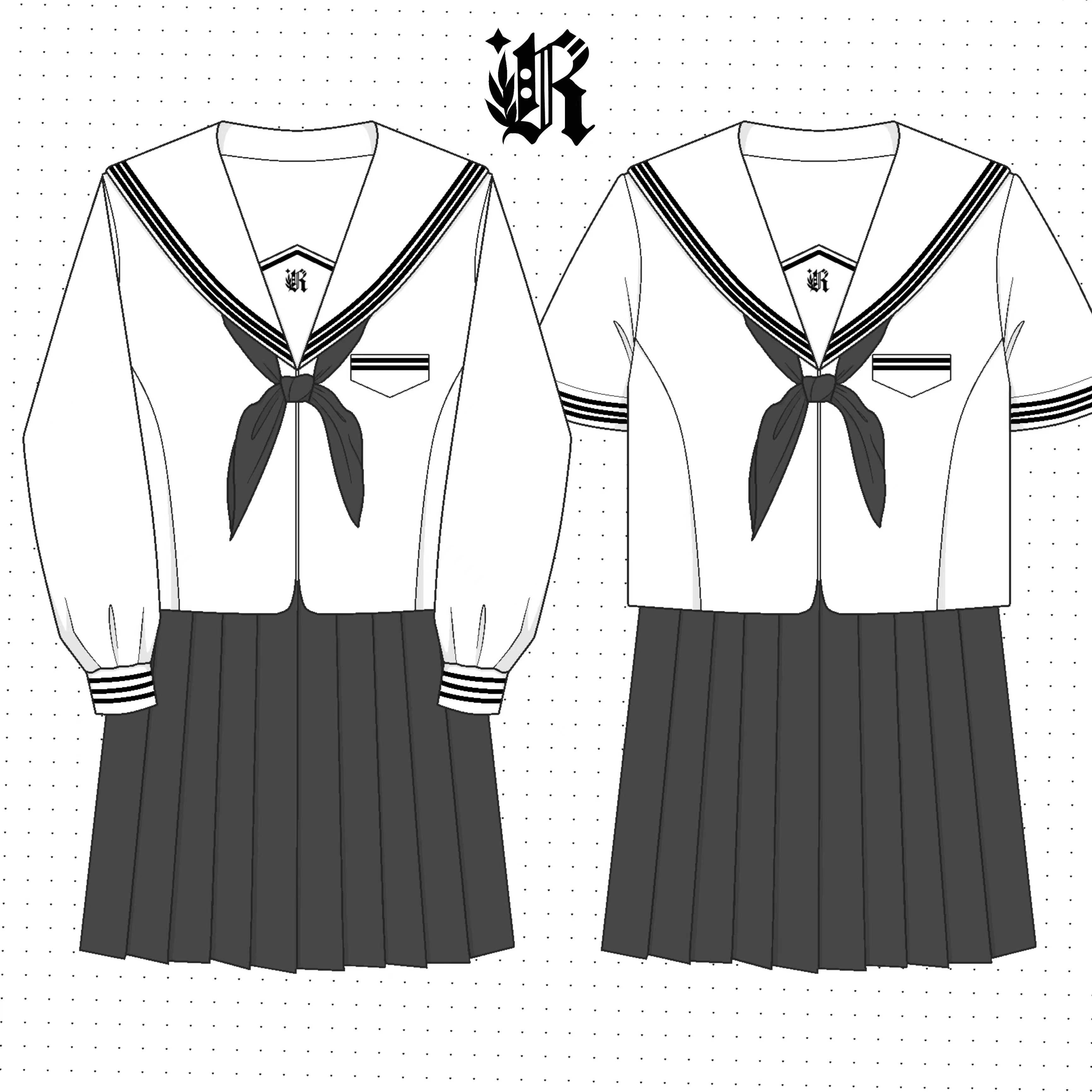 【暮野中】城南诗中意原创正版jk制服日系水手服少女中间服套装女