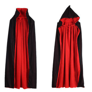 万圣节服装儿童男女黑色斗篷魔法师海盗披风巫师袍吸血鬼cos服饰