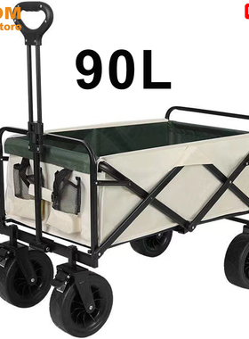 Collapsible Wagon with Wheels,Wagons Carts Foldable Camping