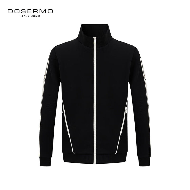 丹西摩（DOSERMO）轻奢男装秋冬夹克外套男立领厚款翻领针织休闲,男装,针织衫/毛衣,淘宝优惠券,粉丝福利购,淘宝优惠卷