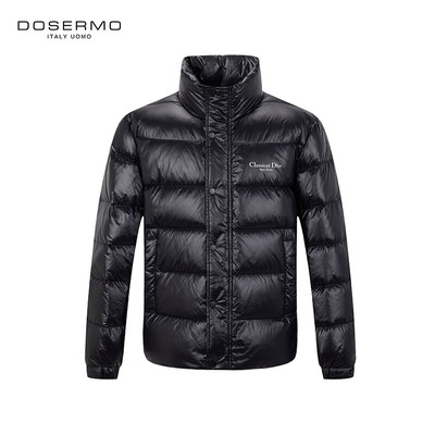 丹西摩（DOSERMO）轻奢男装秋冬亮色短款加厚羽绒服男士外套