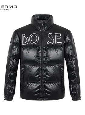 丹西摩（DOSERMO）轻奢男装秋冬亮色短款加厚羽绒服男士外套