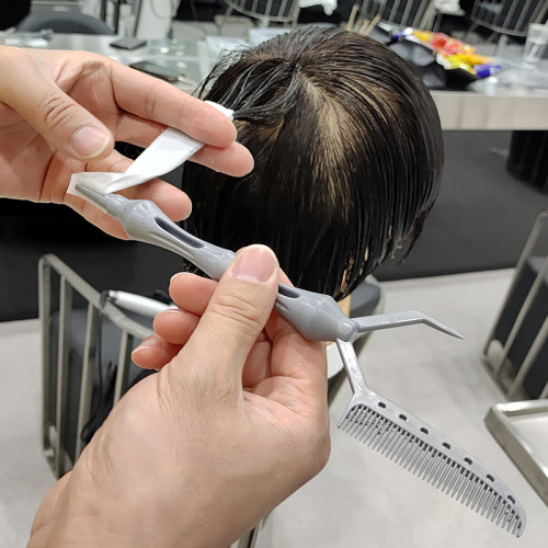 定位发梳子专用三分钟纹理冷烫
