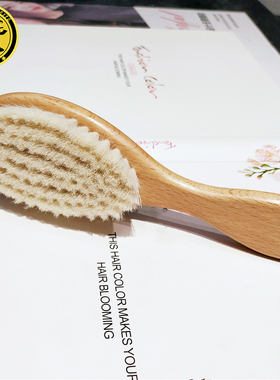油头碎发刷剪发理发扫美发羊毛刷子发型师专用软毛barber雕刻清洁