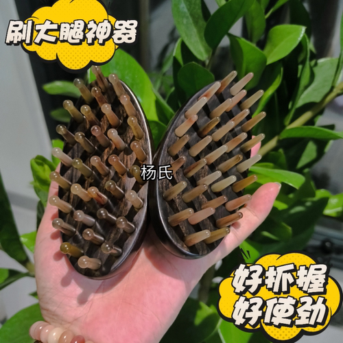 杨氏羊角经络刷带脉刷大腿神器头部经络按摩全身疏通神器