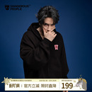 Dangerouspeople薛之谦dsp秋冬宽松廓形百搭抓绒开衫 连帽卫衣外套