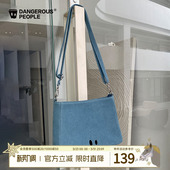 Dangerouspeople薛之谦dsp百搭牛仔刺绣可调节斜挎包单肩包手提包