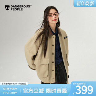 保暖百搭潮外套 棉服冬季 Dangerouspeople薛之谦dsp美式 复古工装
