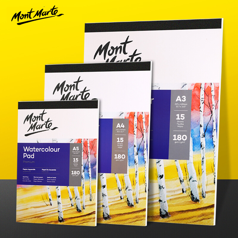 montmarte watercolor sketchbook a4a5 draw paint sketchpad