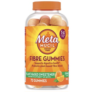 澳洲代购直邮Metamucil Fibre Gummies 益生元植物纤维软糖 72粒