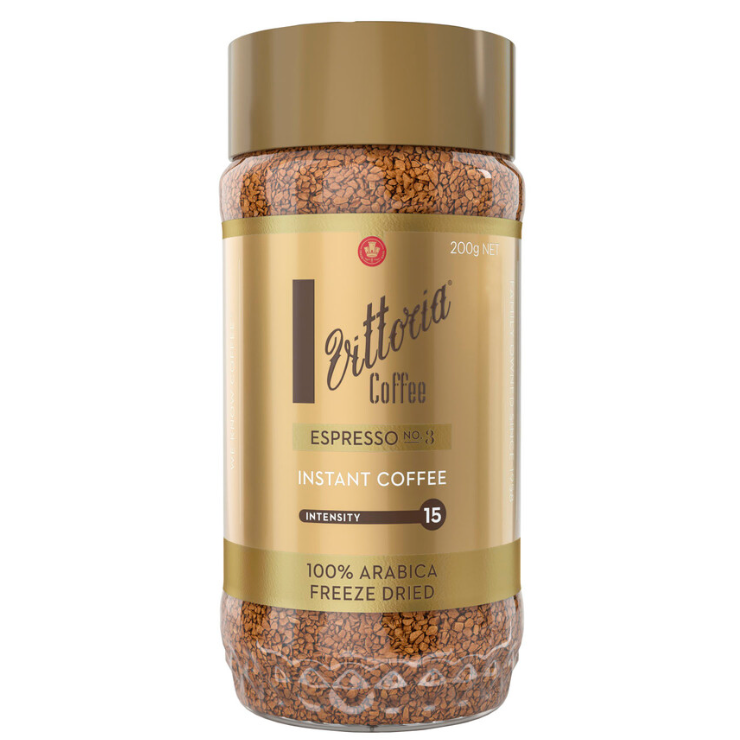 澳洲代购直邮 Vittoria 100%阿拉比卡巴西咖啡豆冻干速溶咖啡200g