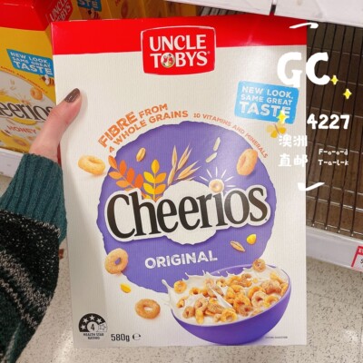 澳洲代购直邮 Uncle Tobys托比斯叔 Cheerios即食早餐燕麦圈 580g