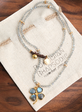 BohemianRhapsodie拉长石毛衣链