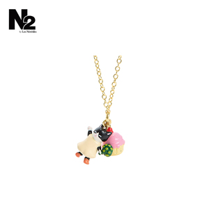 黑猫与甜点 Nereides快乐野餐系列 Les 项链