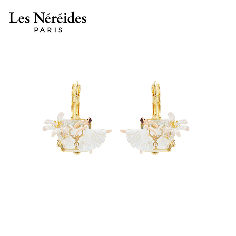 Les Nereides巴黎歌剧院系列 芭蕾舞女演员与水晶石 耳环